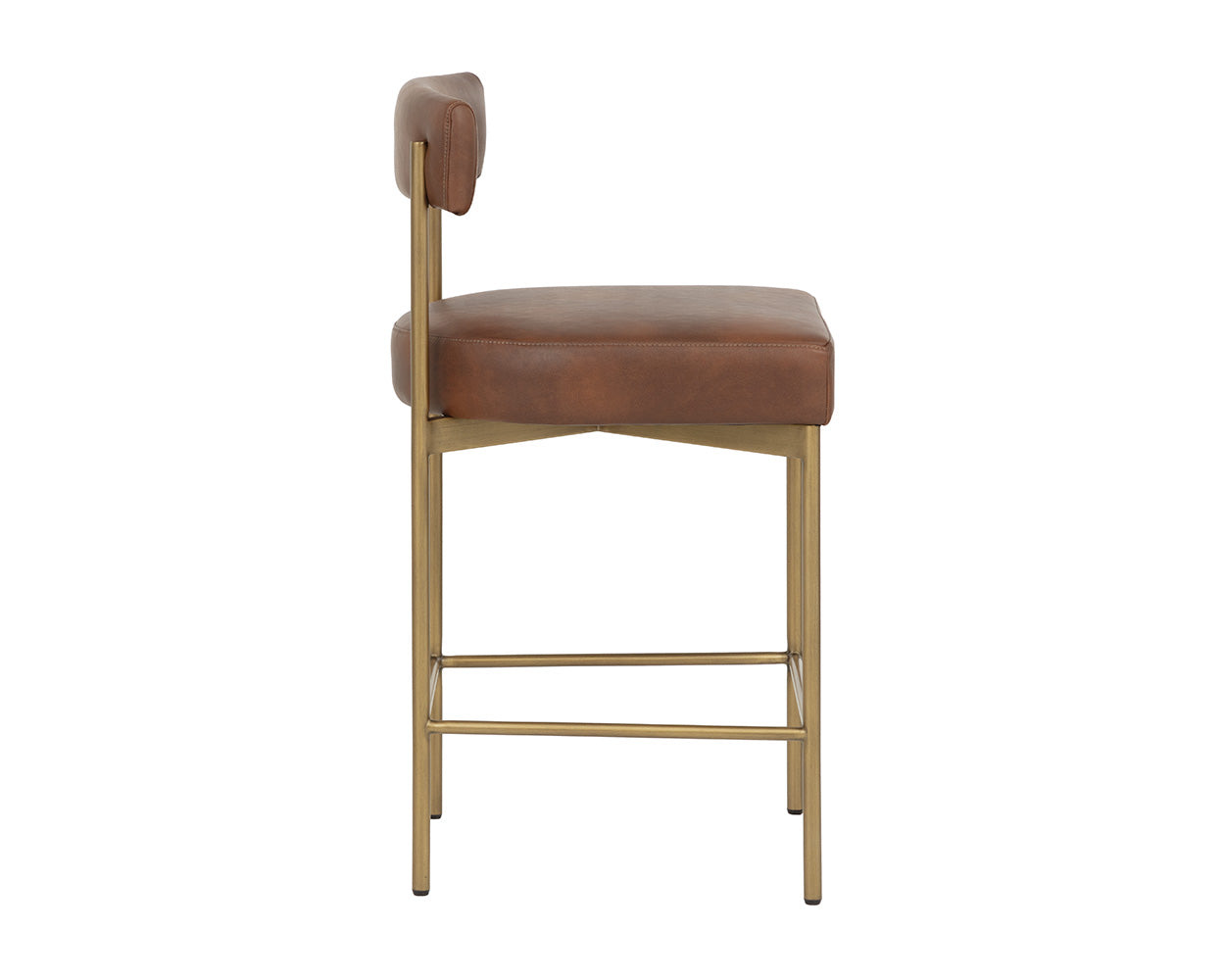 Seneca Counter Stool - Antique Brass