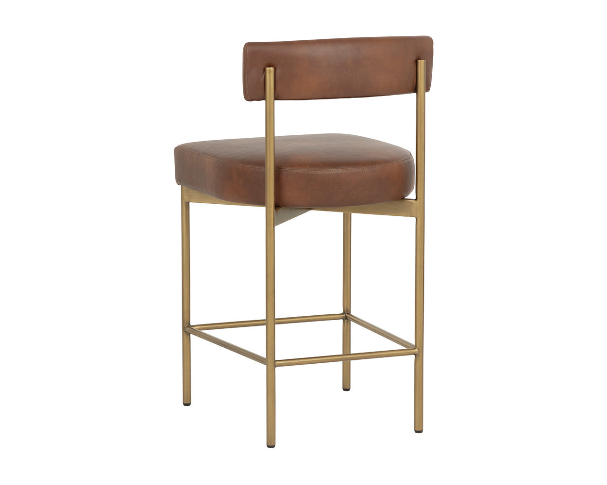 Seneca Counter Stool - Antique Brass