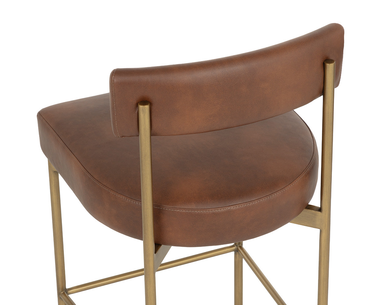 Seneca Counter Stool - Antique Brass