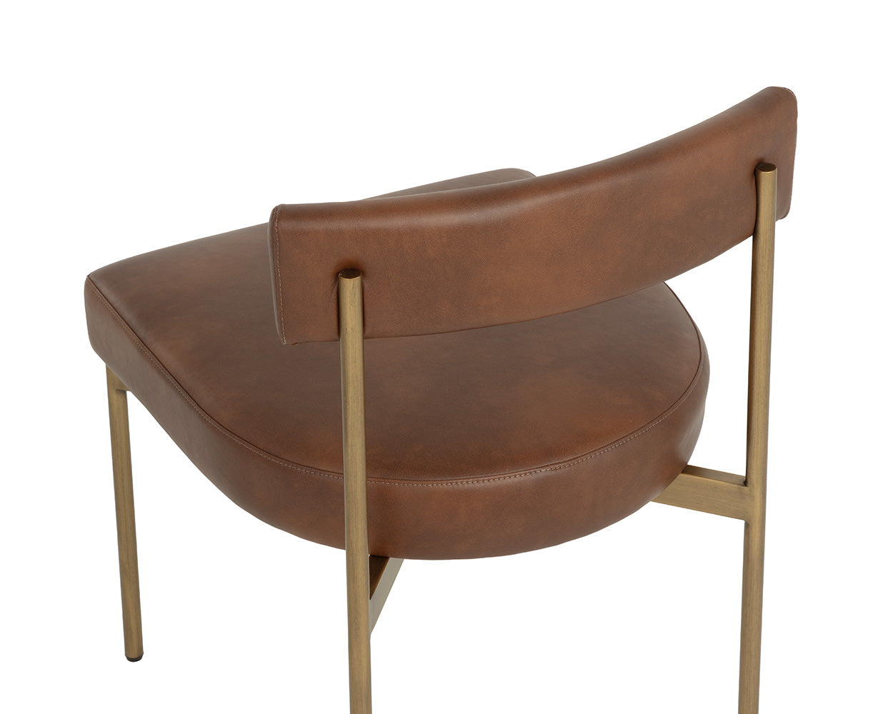 Seneca Dining Chair - Antique Brass