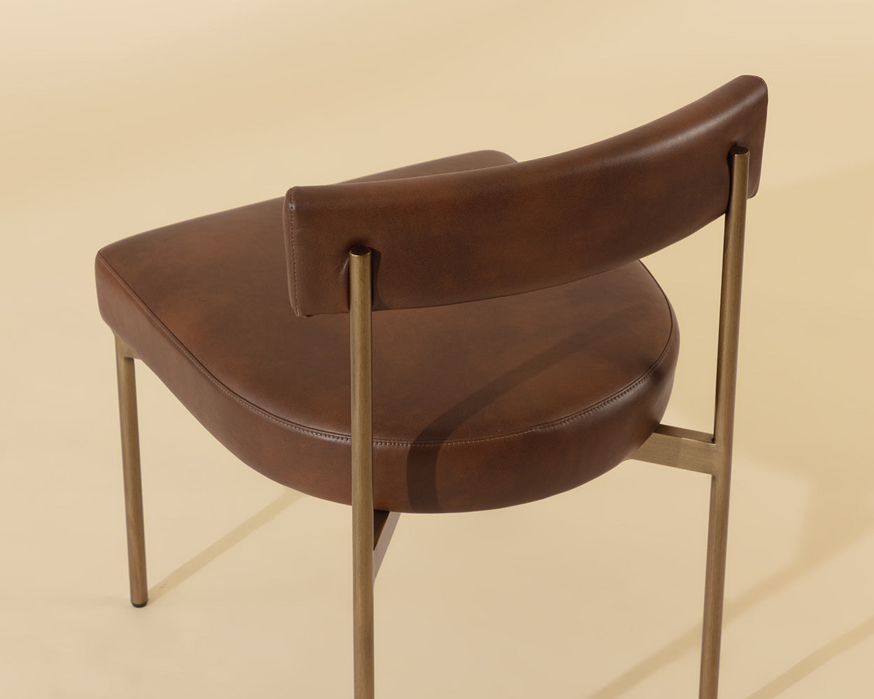 Seneca Dining Chair - Antique Brass