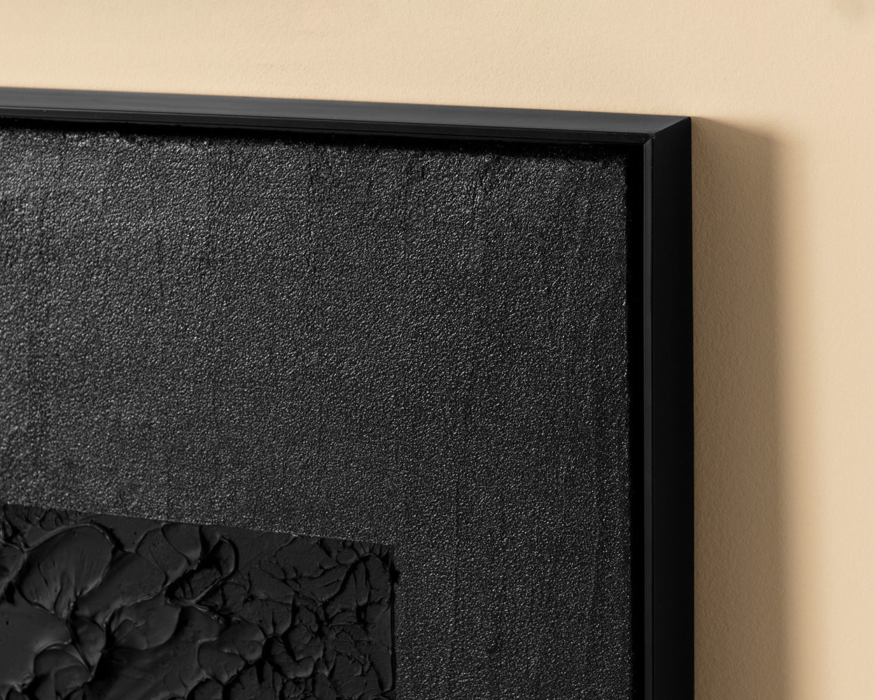 Shadow Work - 40" X 60" - Black Floater Frame