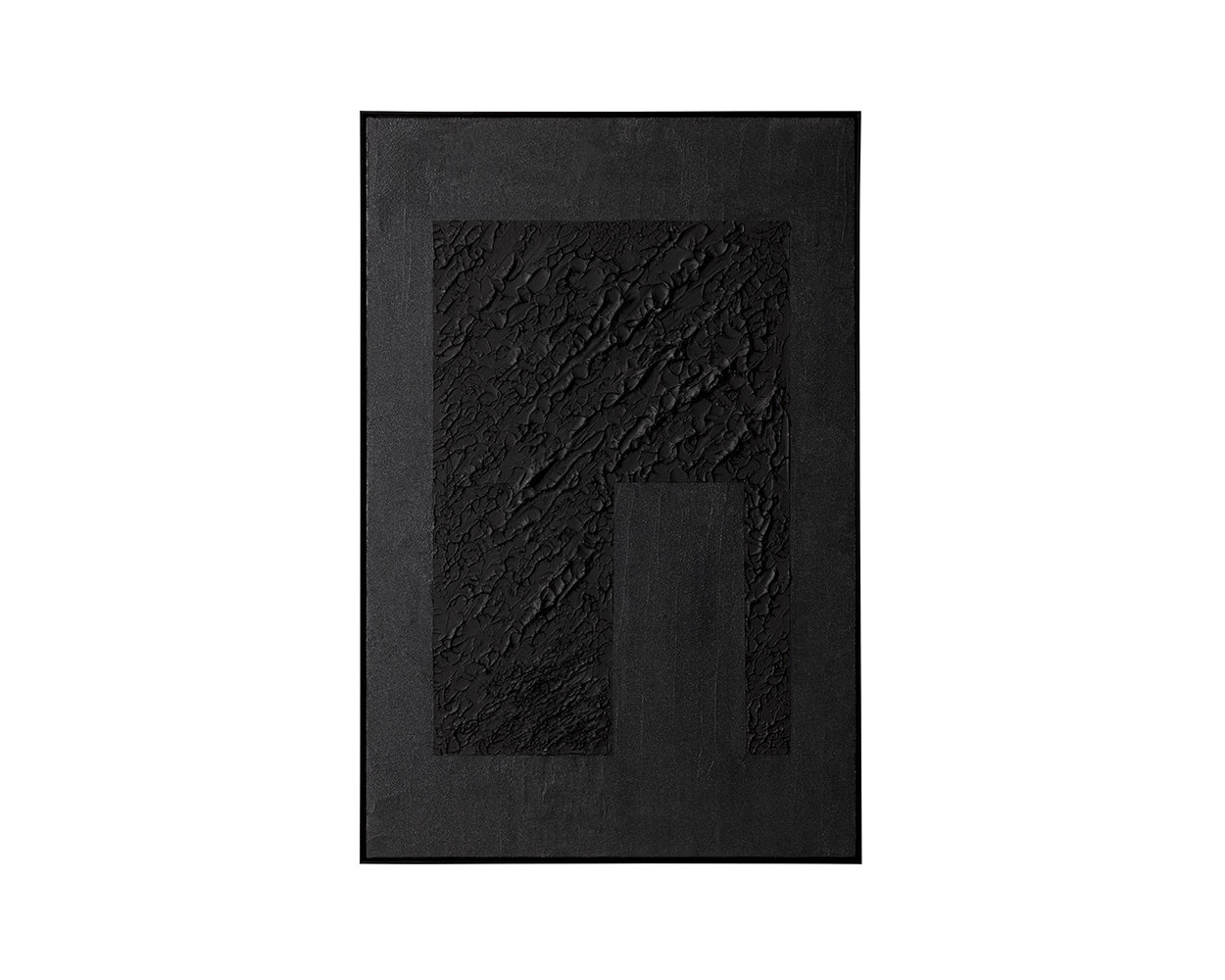 Shadow Work - 40" X 60" - Black Floater Frame