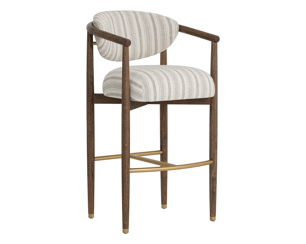 Sigrid Barstool - Antique Brown