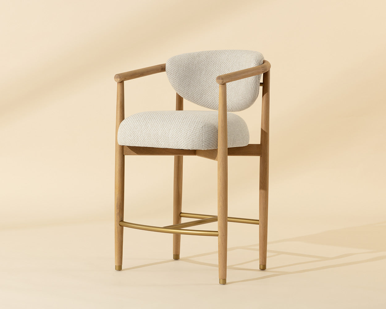 Sigrid Counter Stool — Light Oak
