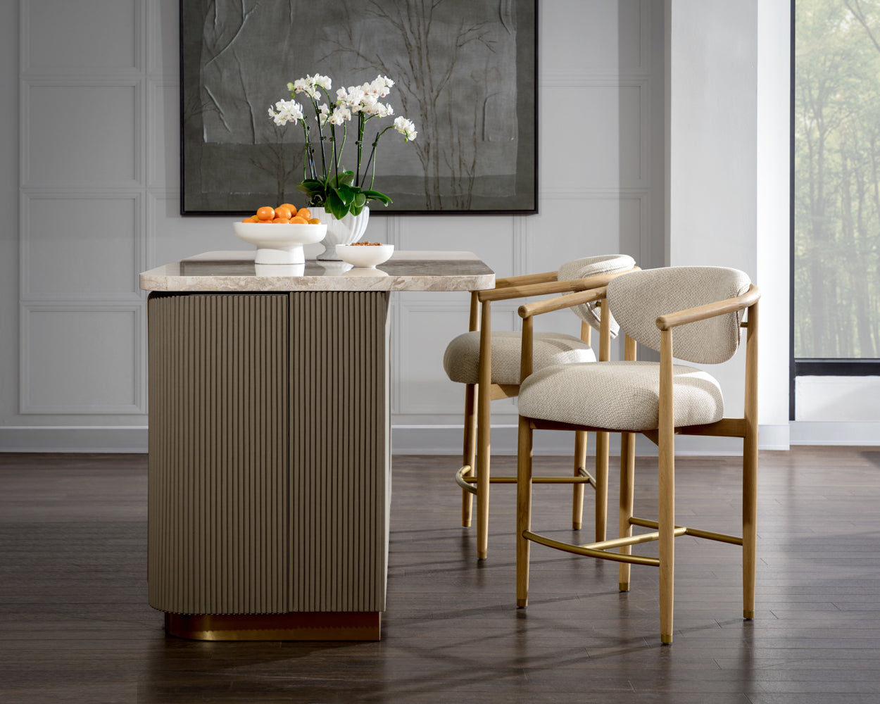 Sigrid Counter Stool — Light Oak