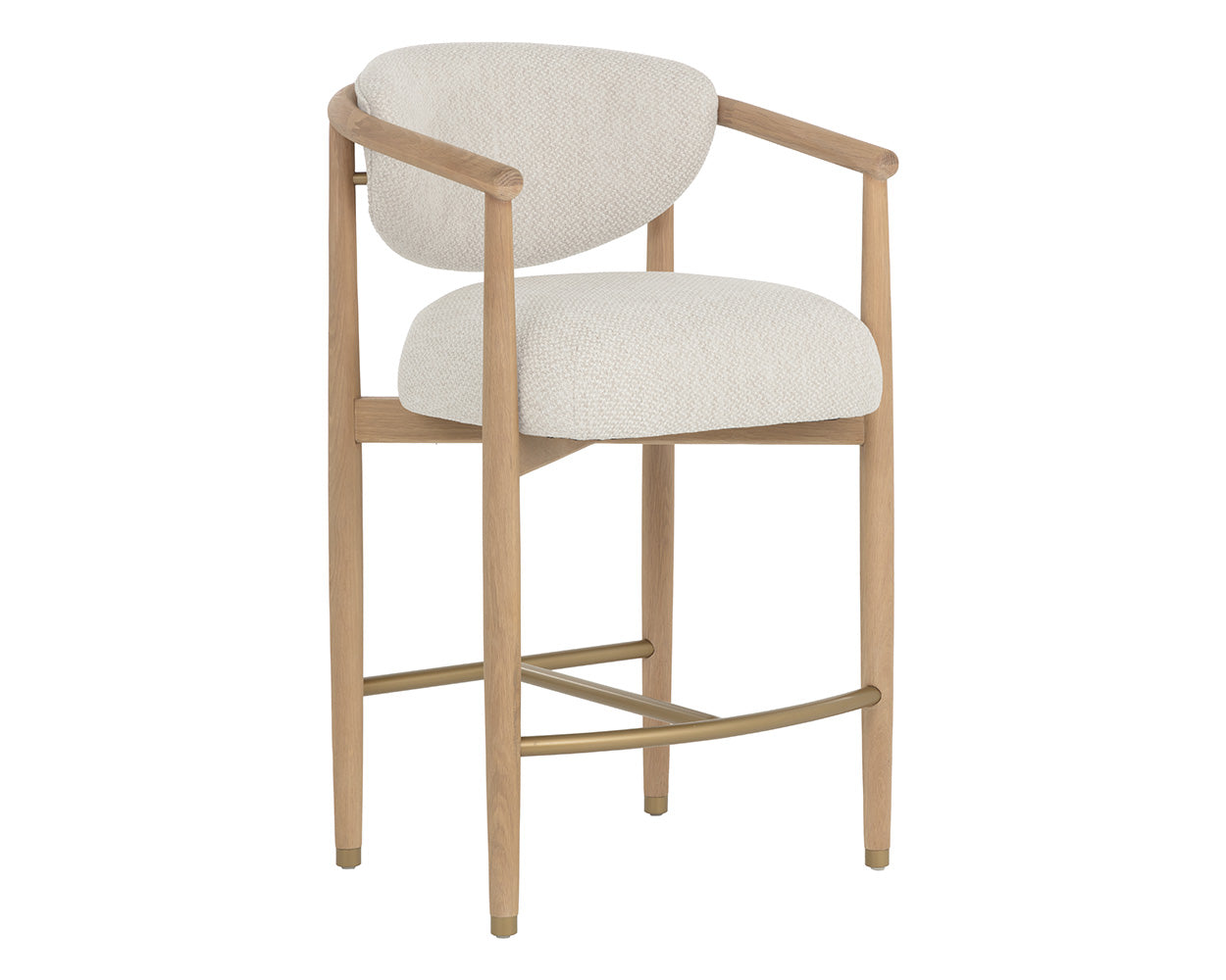 Sigrid Counter Stool — Light Oak