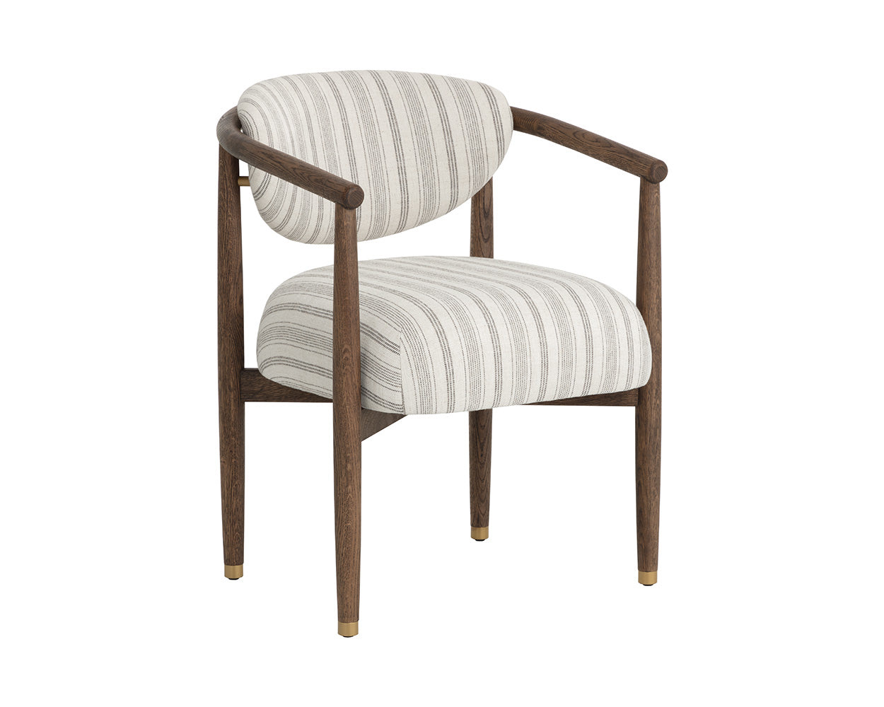 Sigrid Dining Armchair - Antique Brown