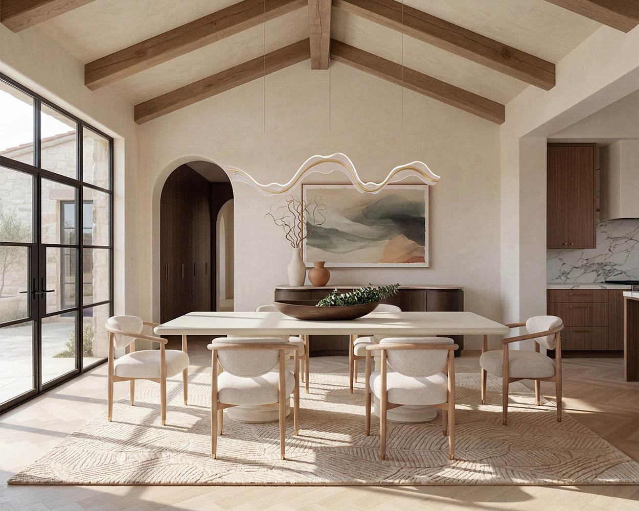 Sigrid Dining Armchair - Light Oak