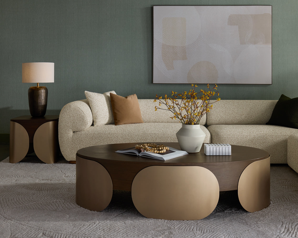Smooth Operator - 72" X 48" - Light Brown Floater Frame