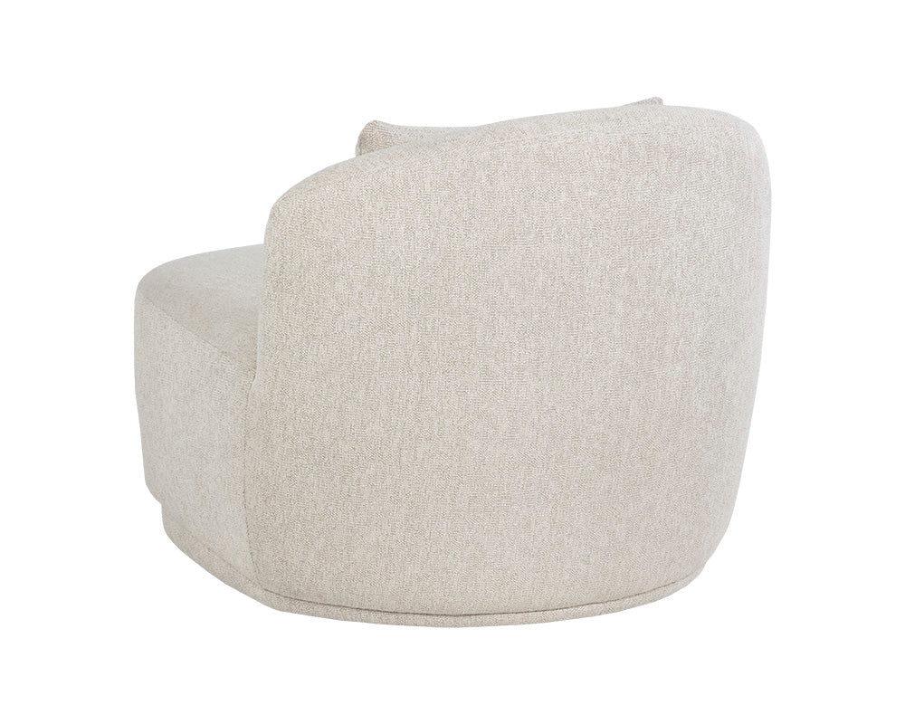 Soraya Swivel Armless Chair