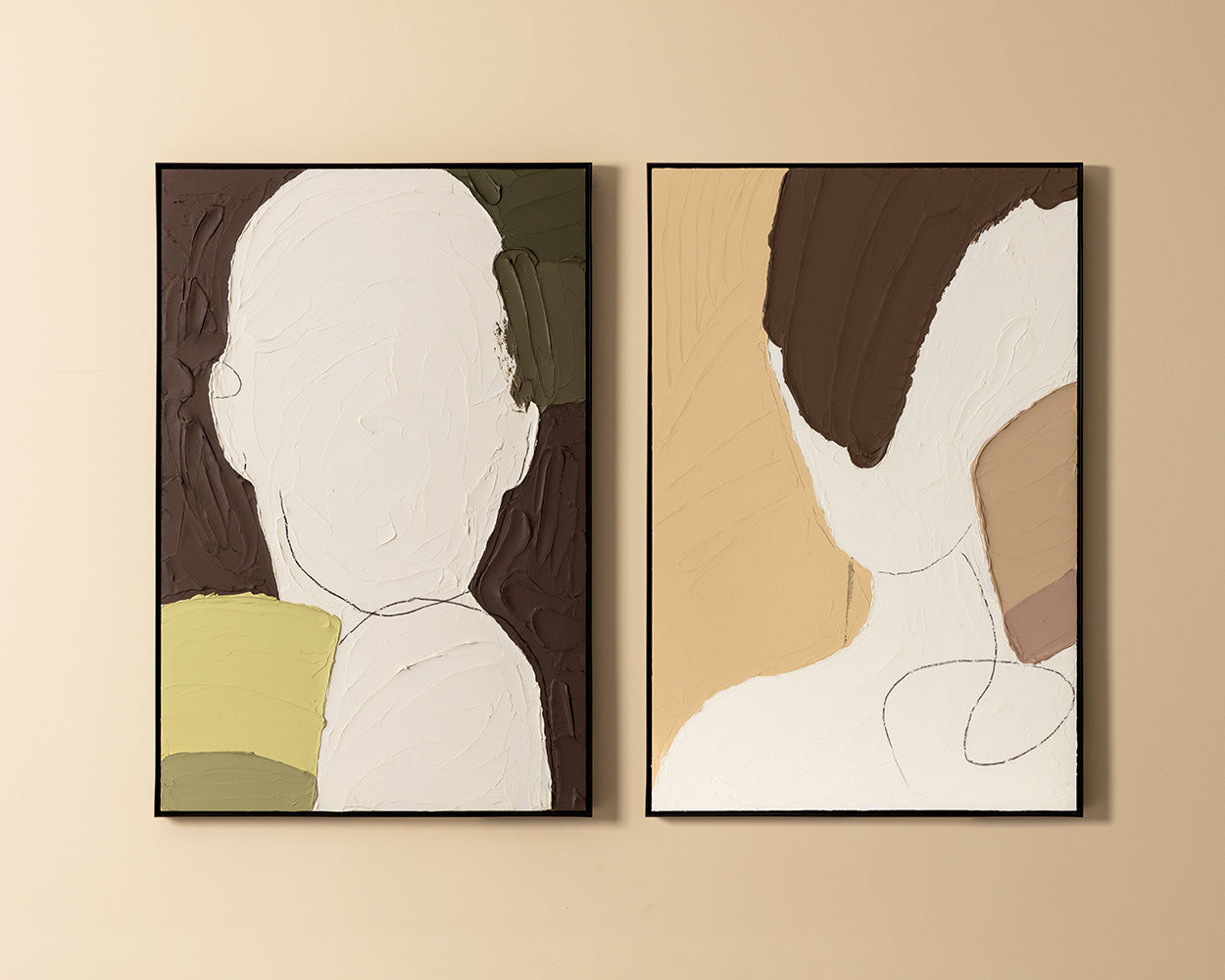 Strike A Pose I - 40" X 60" - Black Floater Frame