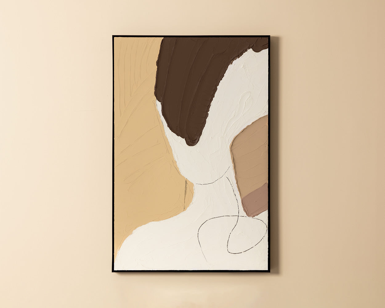 Strike A Pose II - 40" X 60" - Black Floater Frame