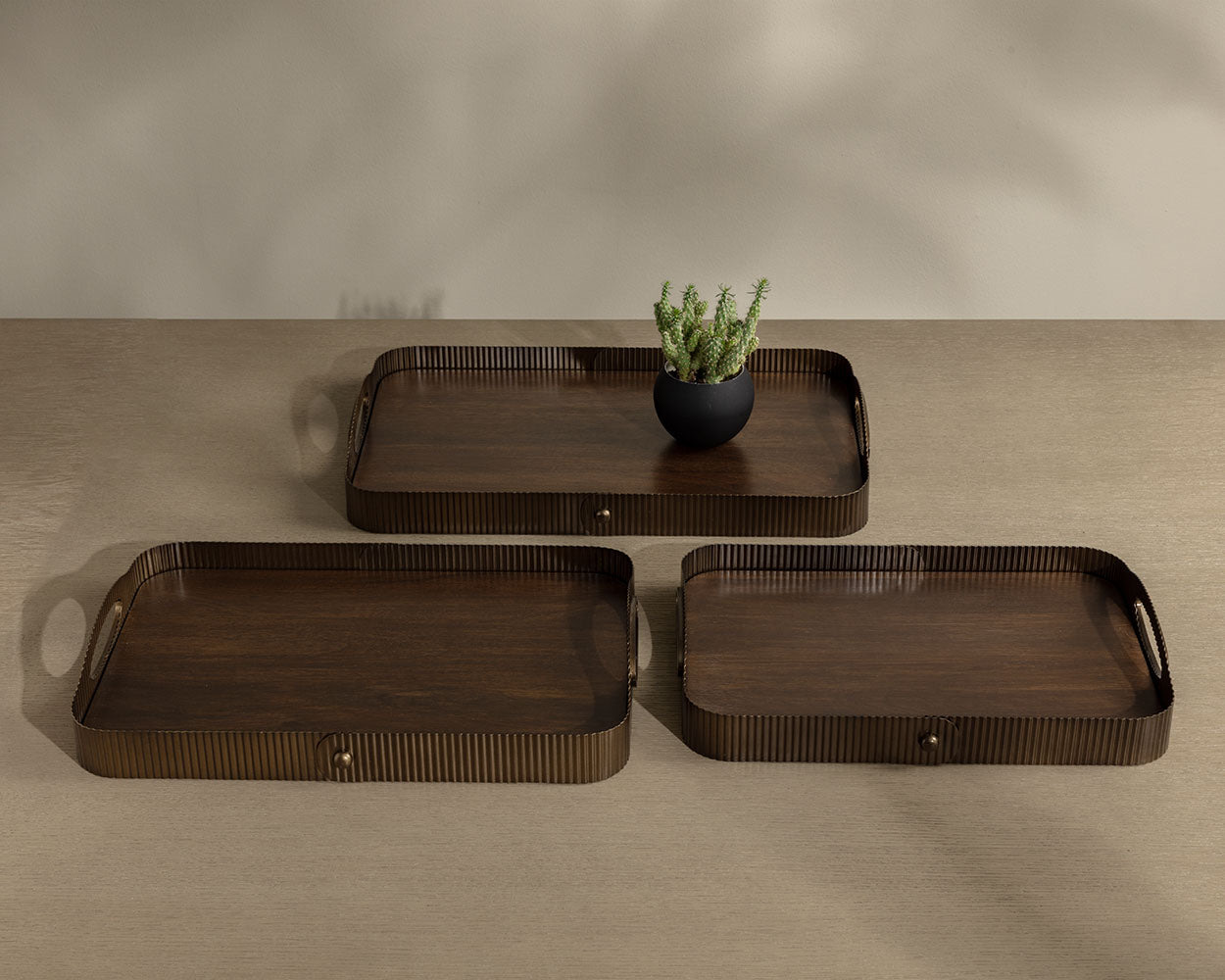 Sumatra Trays (Set Of 3)