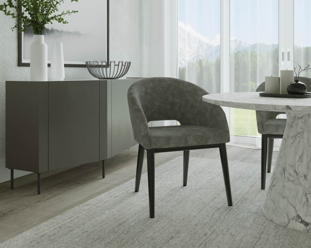 Thatcher Dining Armchair - Black