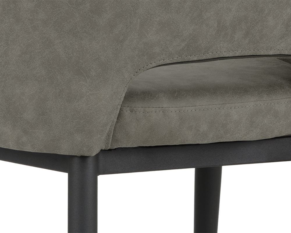 Thatcher Dining Armchair - Black