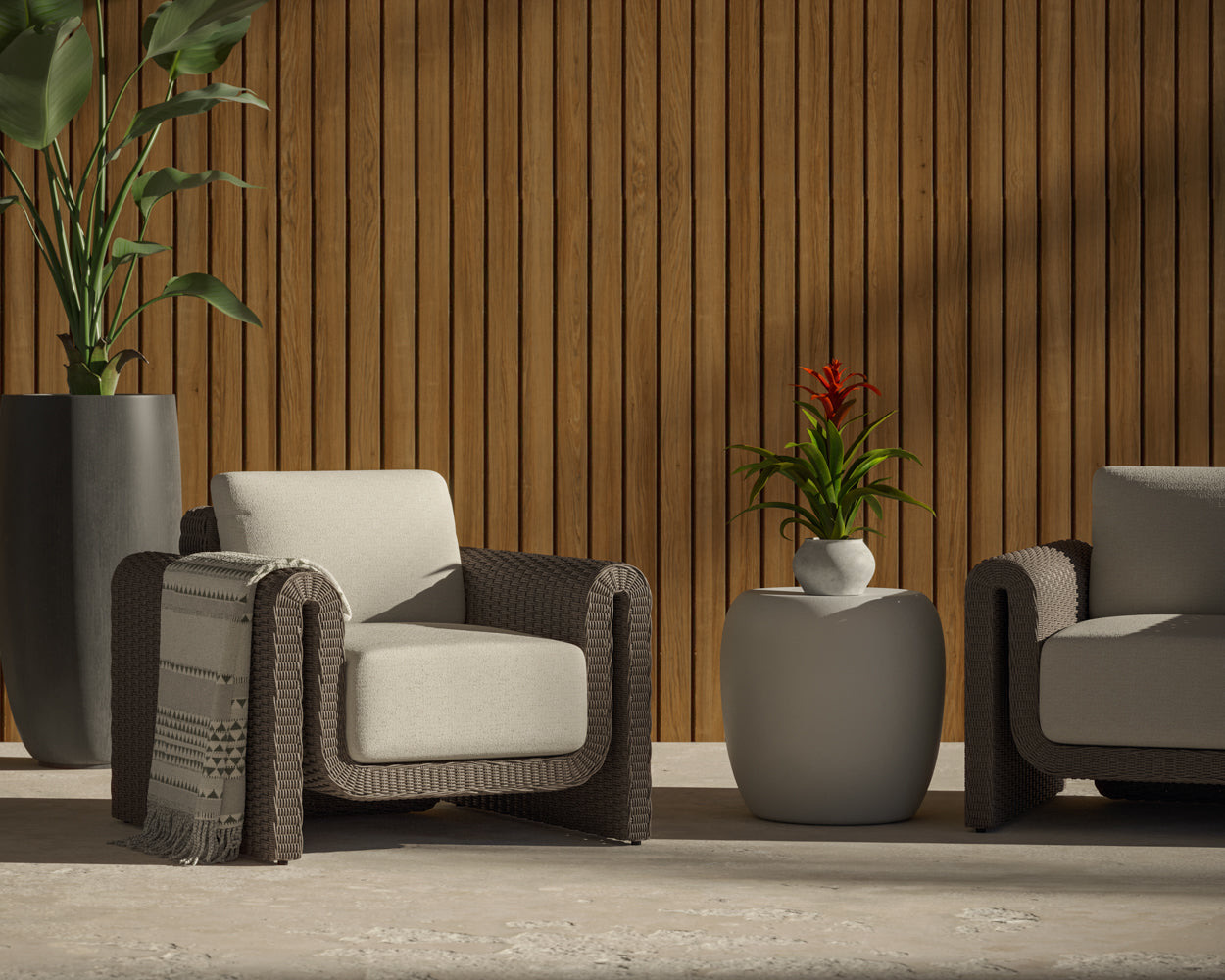Tibi Lounge Chair - Grey