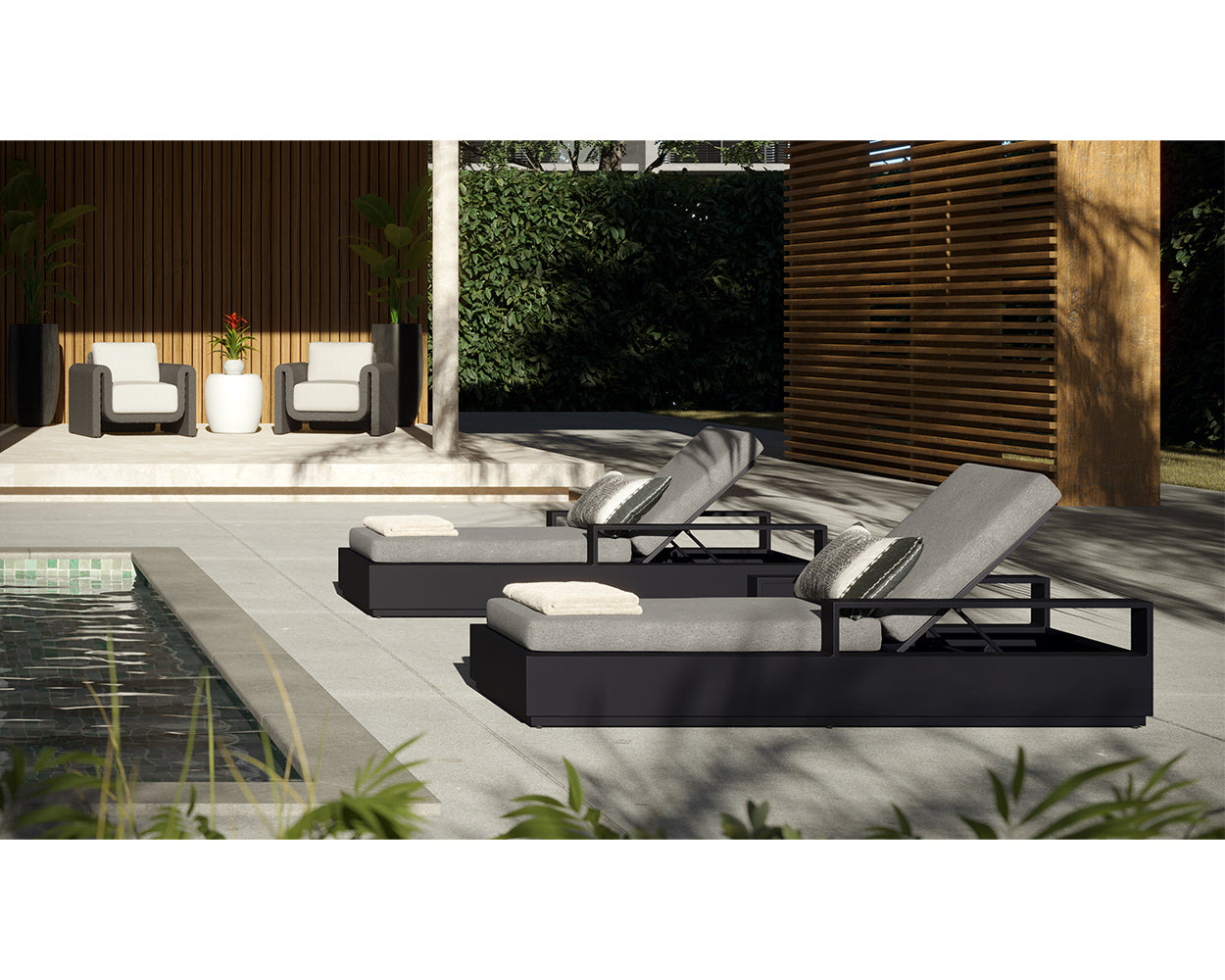 Tibi Lounge Chair - Grey