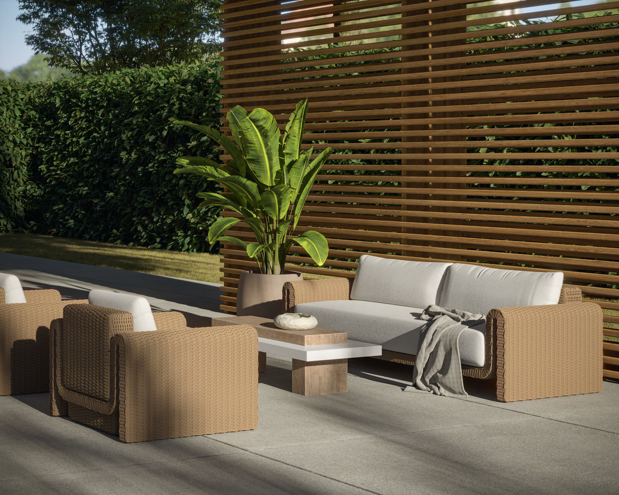 Tibi Lounge Chair - Natural