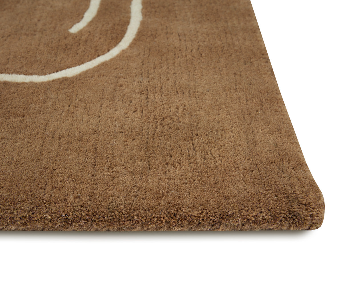 Tilda Hand -tufted Rug - Brown / Cream