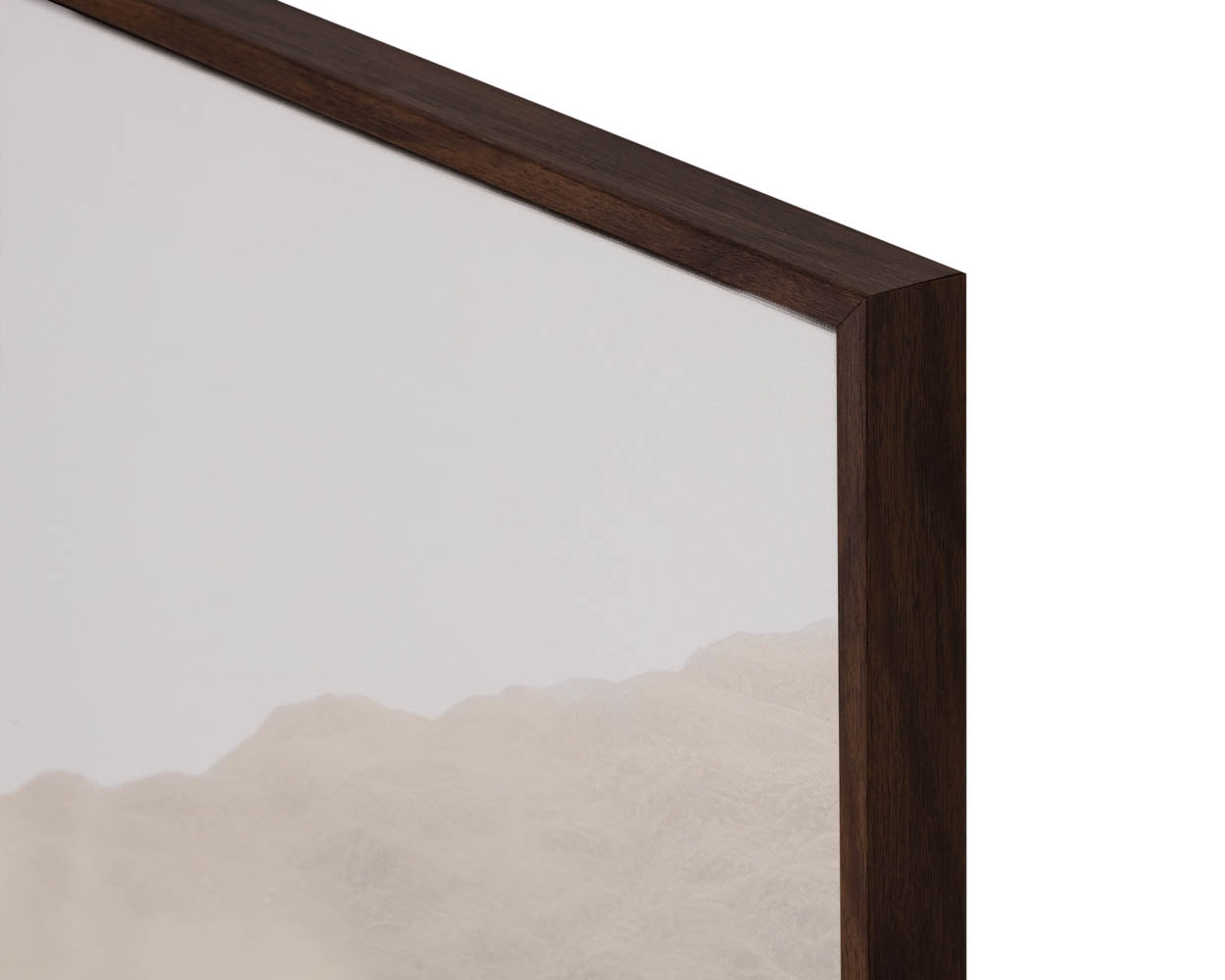 Together Alone I - 20" X 30" - Brown Floater Frame