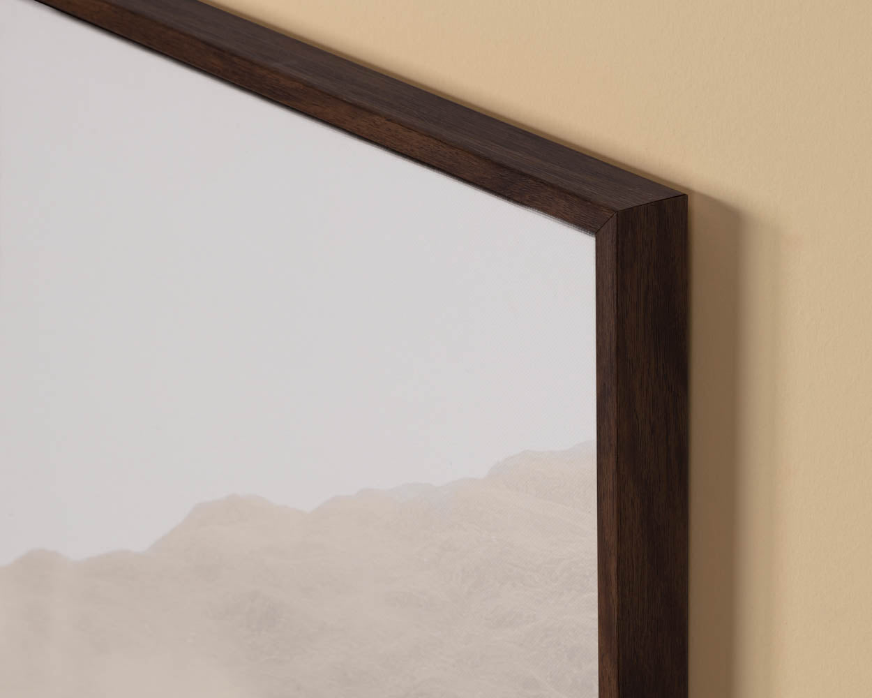 Together Alone I - 20" X 30" - Brown Floater Frame