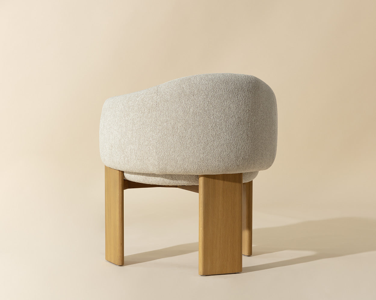 Trine Dining Armchair - Rustic Oak