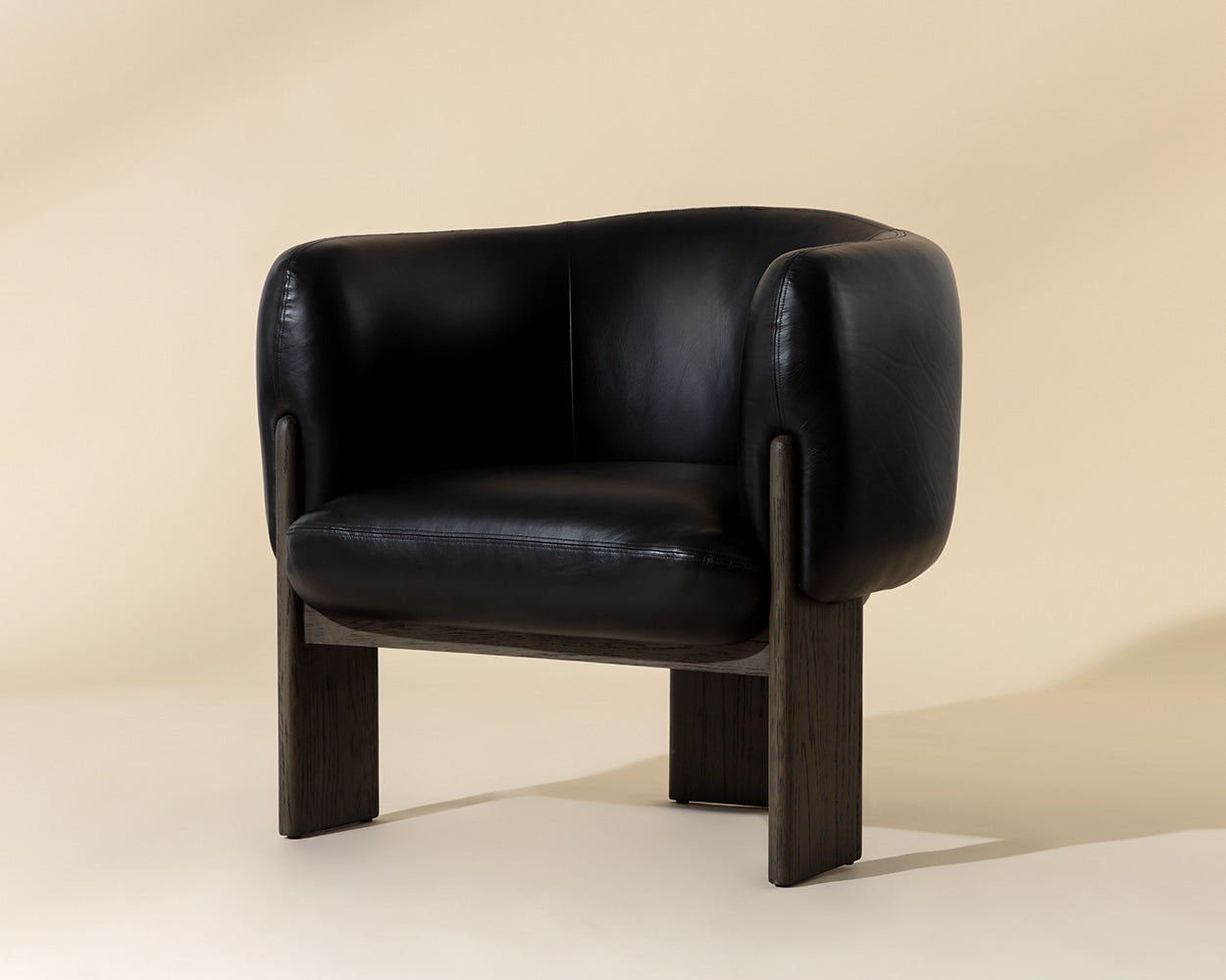 Trine Lounge Chair - Dark Brown