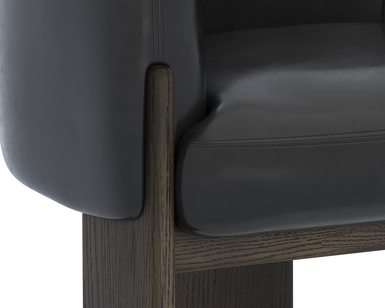 Trine Lounge Chair - Dark Brown