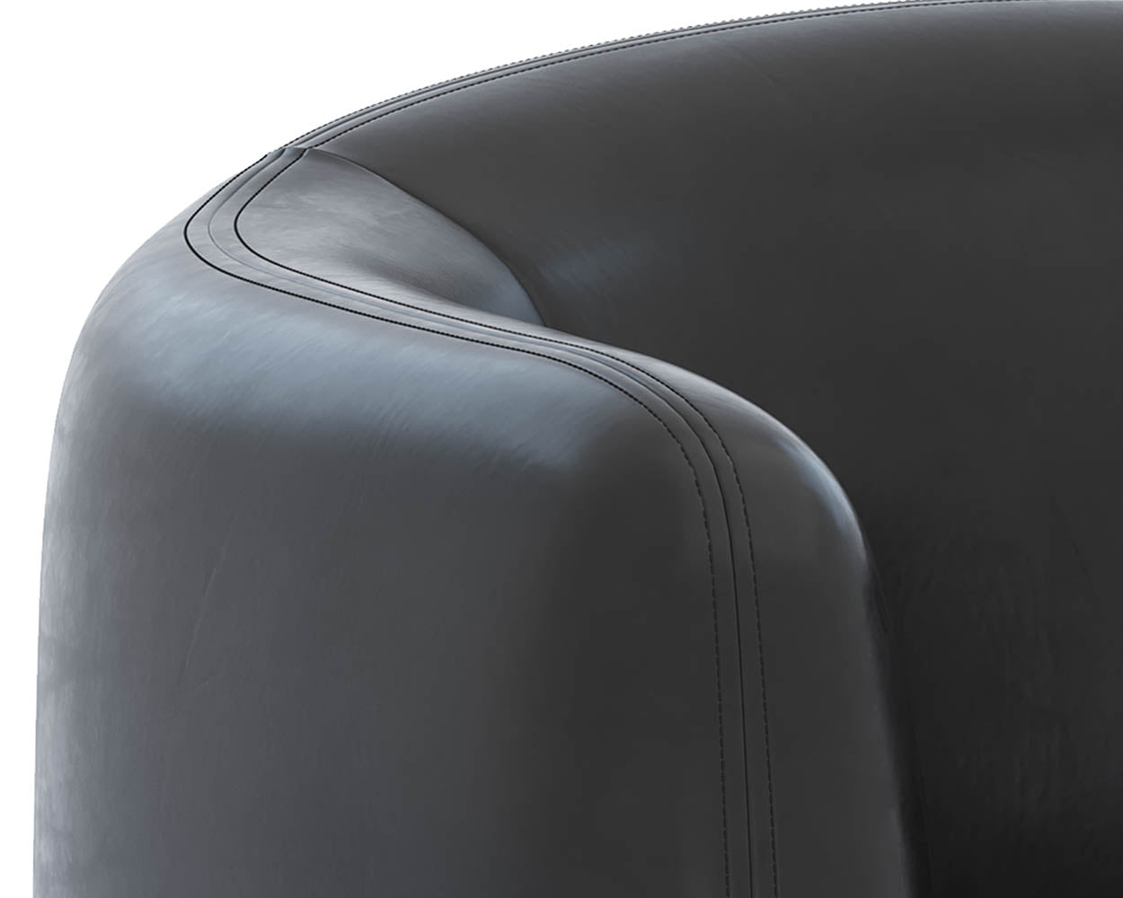 Trine Lounge Chair - Dark Brown