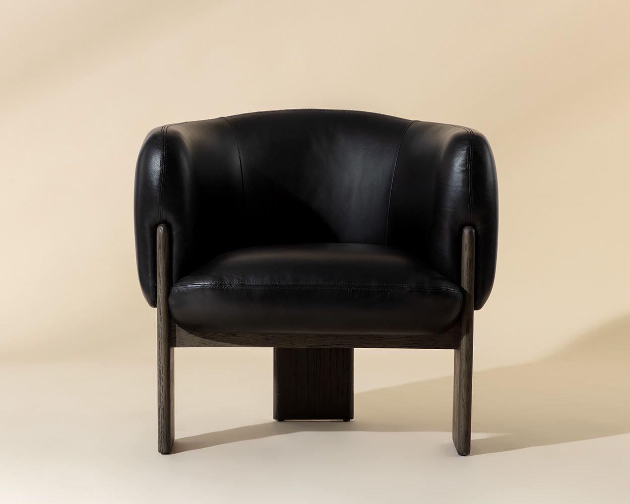 Trine Lounge Chair - Dark Brown