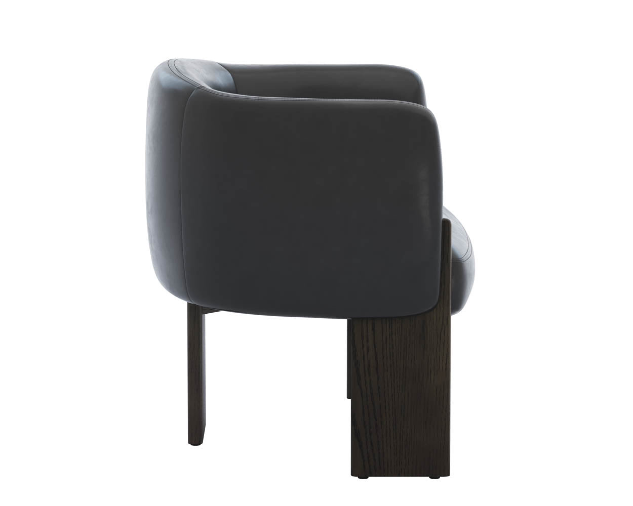 Trine Lounge Chair - Dark Brown