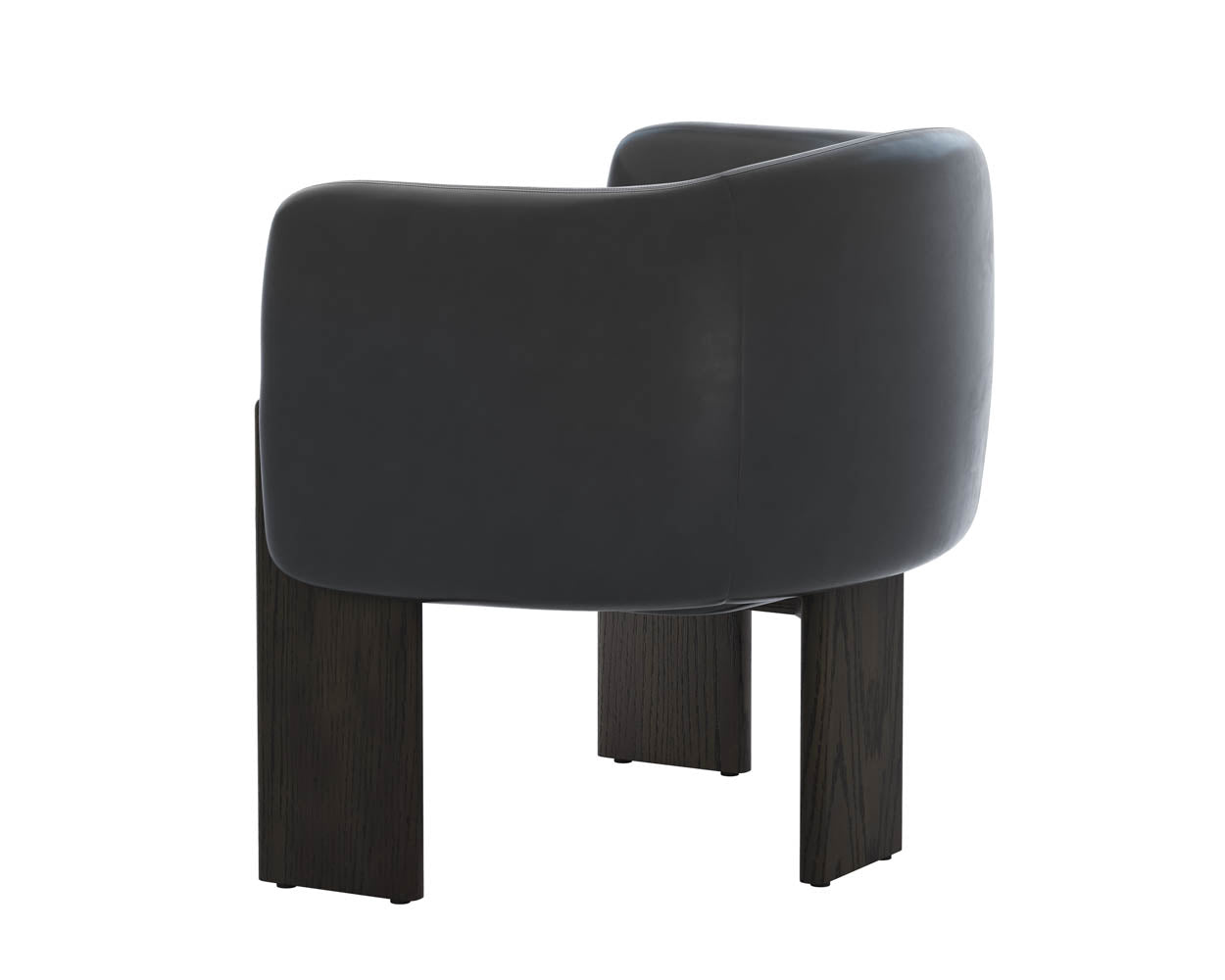 Trine Lounge Chair - Dark Brown