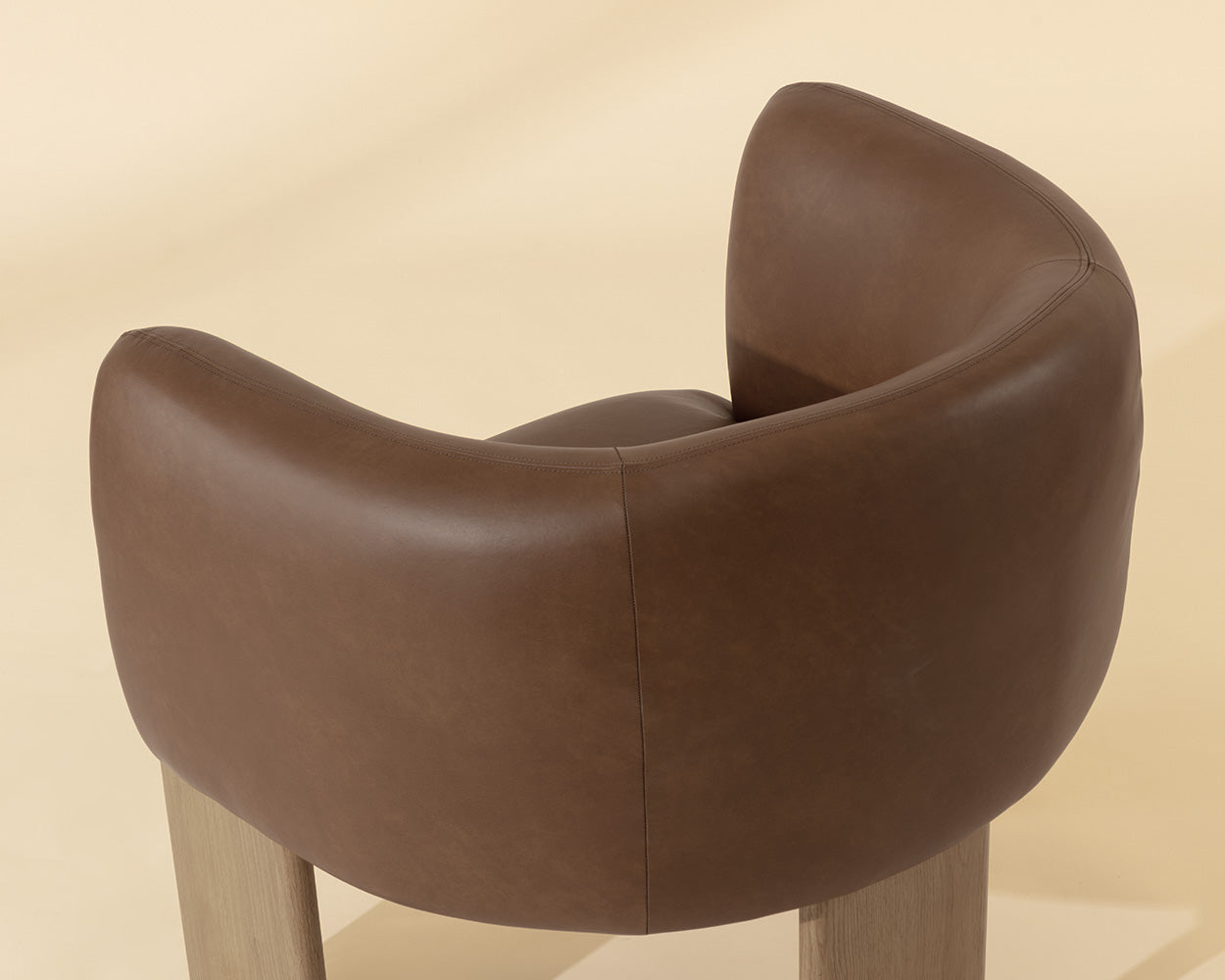 Trine Lounge Chair - Rustic Oak