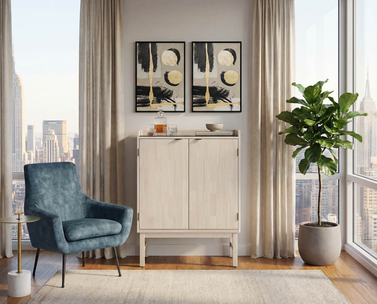 Wesson Wine Cabinet