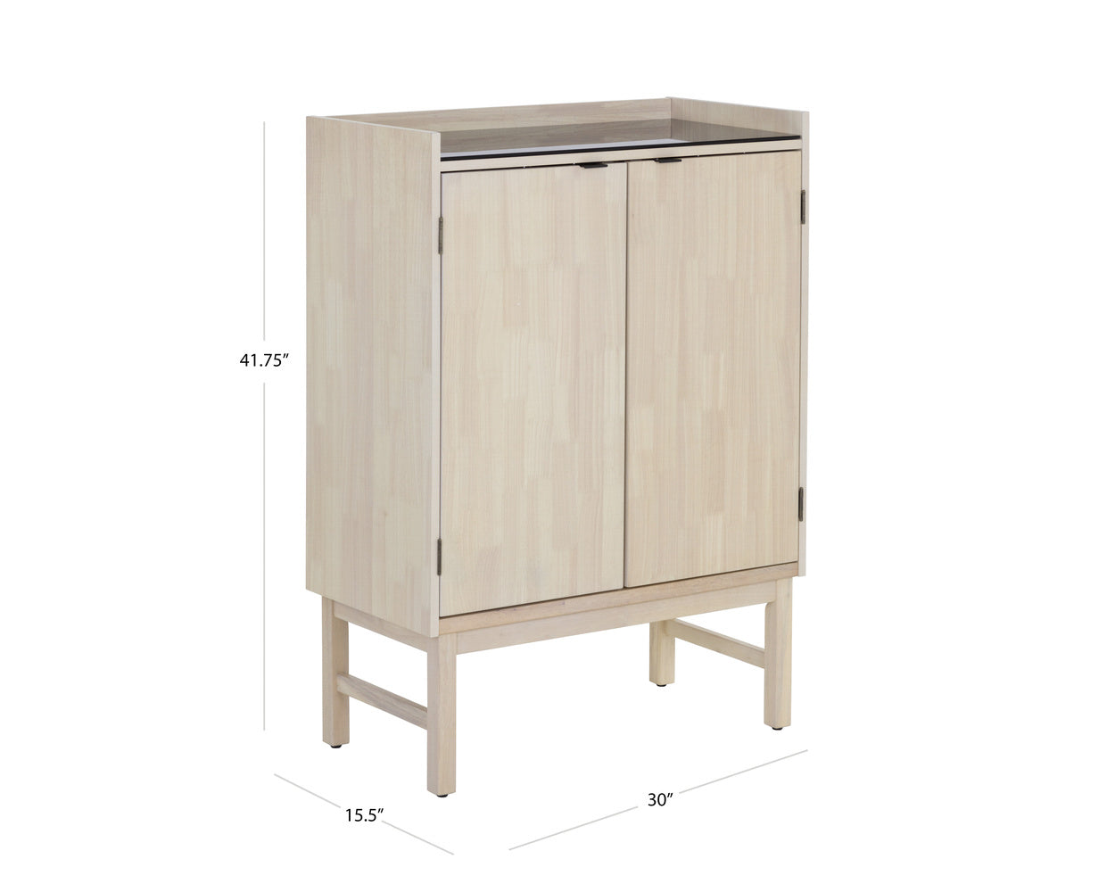 Wesson Wine Cabinet dimensions schematic