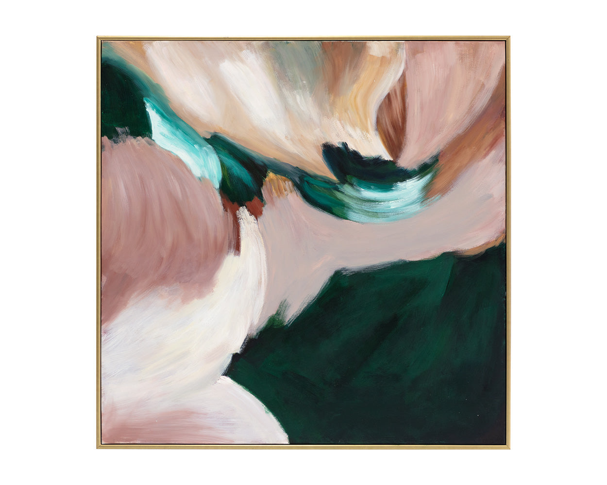 Wild Ones (Set Of 2) - 48" X 48" - Gold Floater Frame
