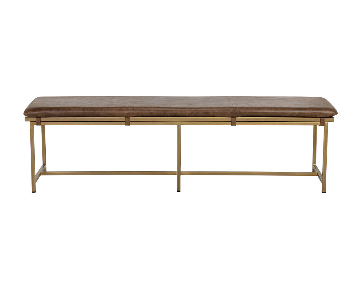 Zancor Bench - Antique Brass