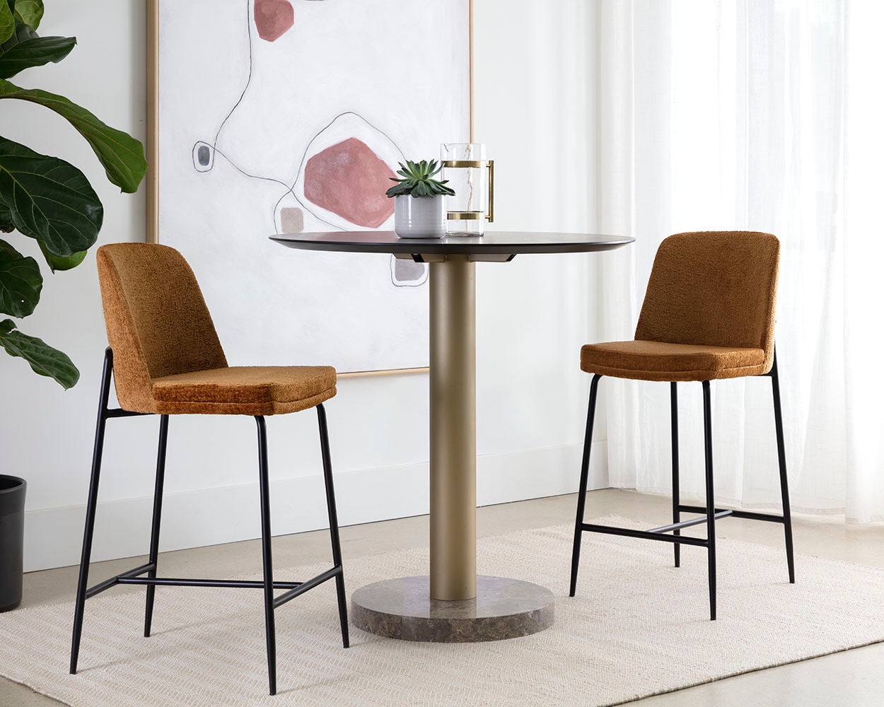 Zeke Counter Stool - Black